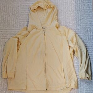 Style & Co. Yellow Zip-Up Hoodie